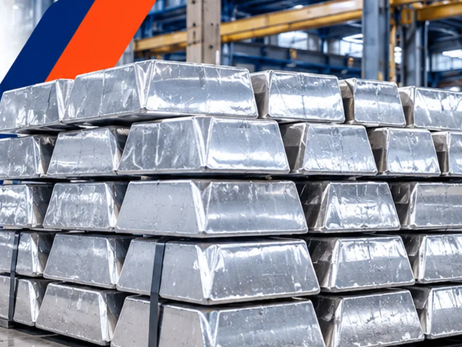 Aluminium Products Aluminium Products – ZEDEXMART – stacked primary aluminium ingots in a warehouse